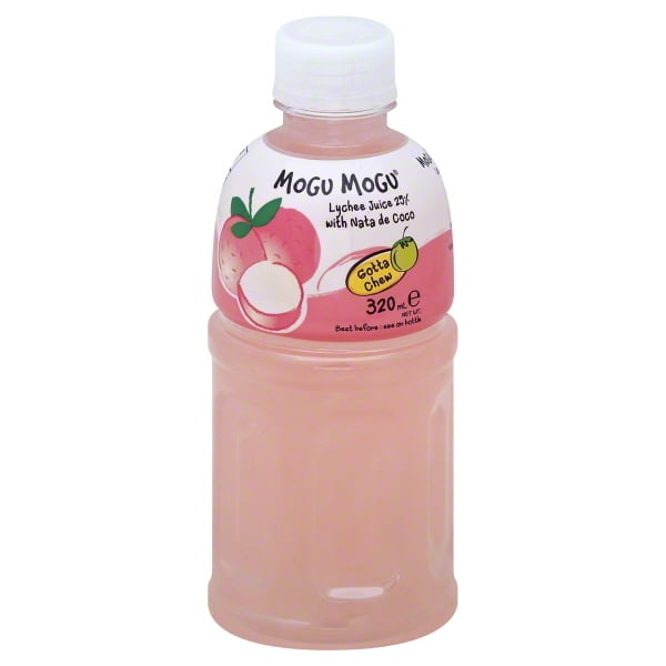 Mogu Mogu Lychee Juice Drink with Nata de Coco