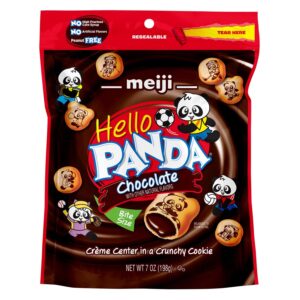 Meiji Hello Panda Chocolate Filled Cookies, 7 oz