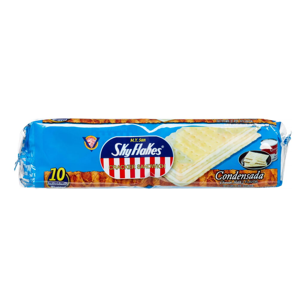 M.Y. San SkyFlakes Condensada Cookies (Condensed Milk Crackers), 300 g