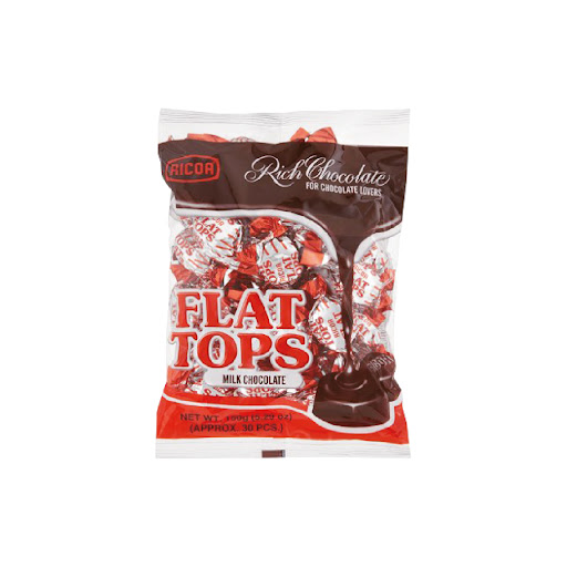 Ricoa Flat Tops Chocolate (150 g)